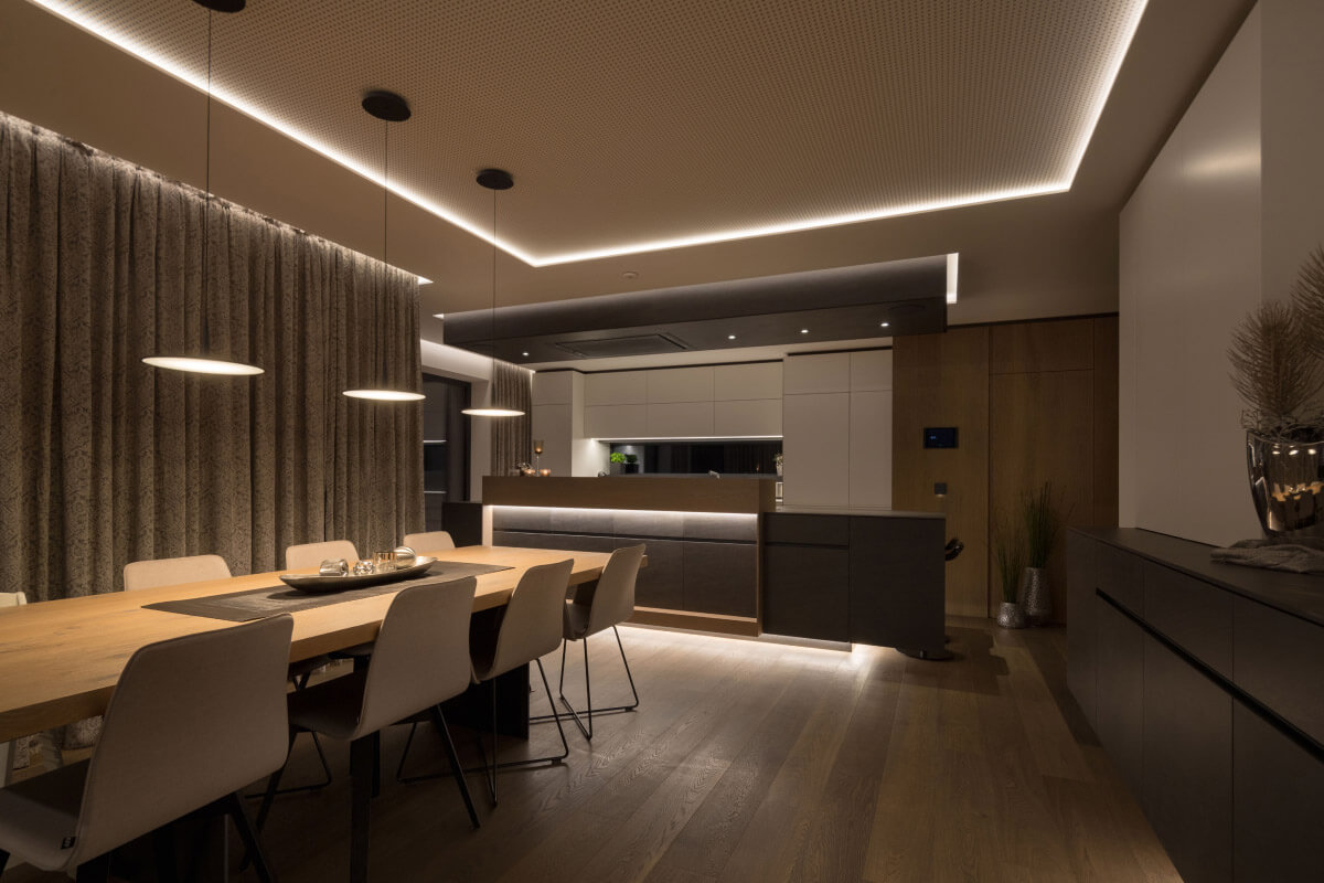 Loxone smart home lighting